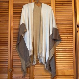 Brown Monochromatic Poncho